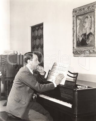 Composer at work