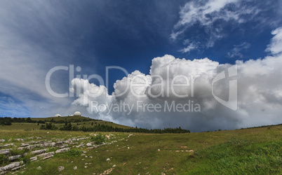 Weather station in the mountains