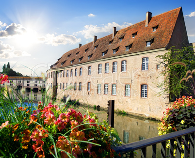 View from bridge of Strasbourg