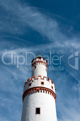 white tower with sky