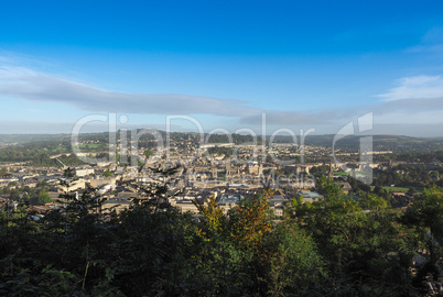 Aerial view of Bath