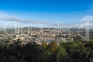 Aerial view of Bath