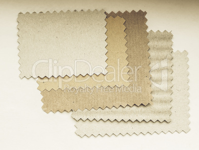 Vintage looking Paper swatch