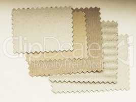 Vintage looking Paper swatch