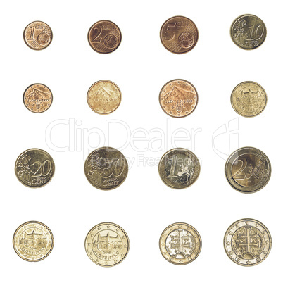 Vintage Euro coin - Slovakia