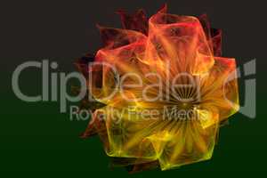 Fractal image is: virtual flowers.