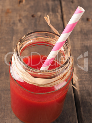 Healthy tomato smoothie