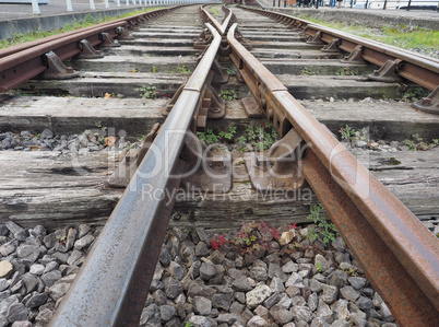 Railway track detail