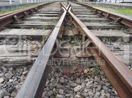 Railway track detail
