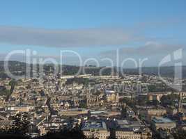 Aerial view of Bath