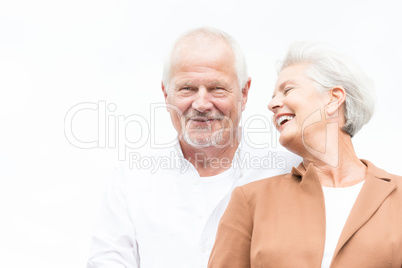 Glückliches Seniorenpaar