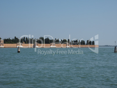 San Michele cemetery island in Venice