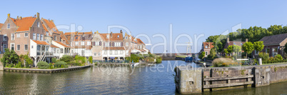 Panoramafoto von Enkhuizen, Niederlande