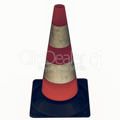 Vintage looking Traffic cone