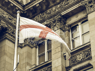 Vintage looking England flag Vintage looking England flag