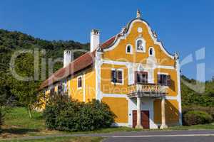 Old wine cellar, built in 1780, near from lake Balaton of Hungar