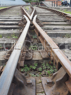 Railway track detail