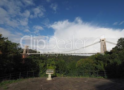 Clifton Suspension Bridge in Bristol