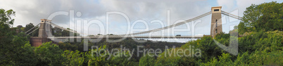 Clifton Suspension Bridge in Bristol