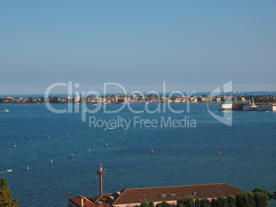 Aerial view of Venice