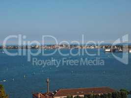 Aerial view of Venice