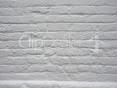 White brick wall background