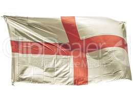 Vintage looking England flag