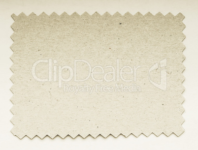 Vintage looking Paper swatch