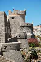 The city wall of Dubrovnik Croatia