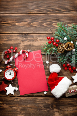 Christmas decoration, letter to Santa Claus