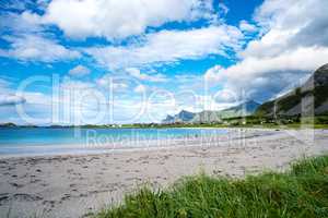 Beach Lofoten archipelago islands beach