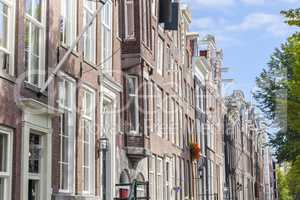 Typische Fassaden in Amsterdam, Niederlande