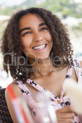 Beautiful Mixed Race African American Girl Teenager