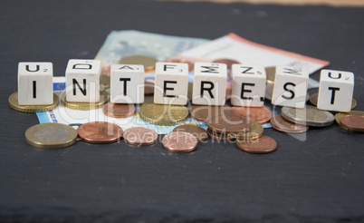 englisches Wort für Zinsen - Interest