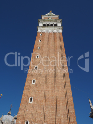 St Mark campanile in Venice