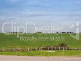 English country panorama in Salisbury