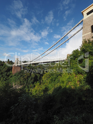 Clifton Suspension Bridge in Bristol