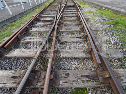 Railway track detail