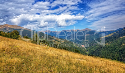 Beautiful mountain peaks in Spain (Pyreness)