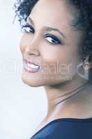 Beautiful Mixed Race African American Girl Woman