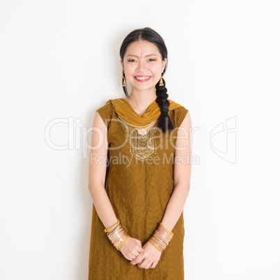 Indian Chinese woman in sari