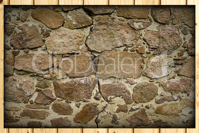 Ancient dry stone wall - lovely texture/background