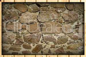 Ancient dry stone wall - lovely texture/background