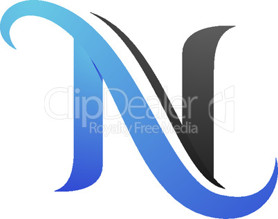 N Letter Logo Template