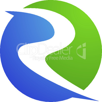 R Letter Logo template