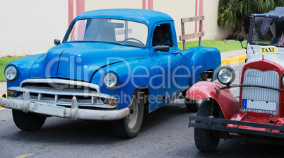 amerikanischer Oldtimer in Havanna auf Kuba