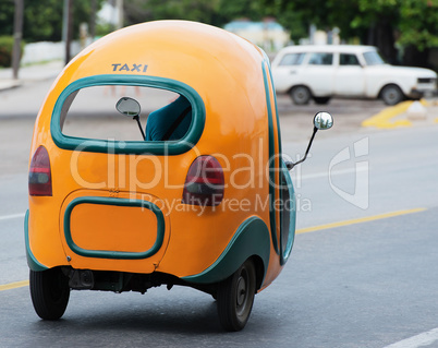 Taxi Coco Mobil in Varadero Cuba