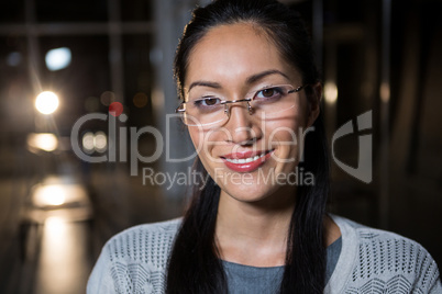 Portrait of businesswoman in spectacle