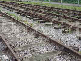 Railway track detail