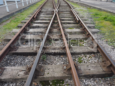 Railway track detail